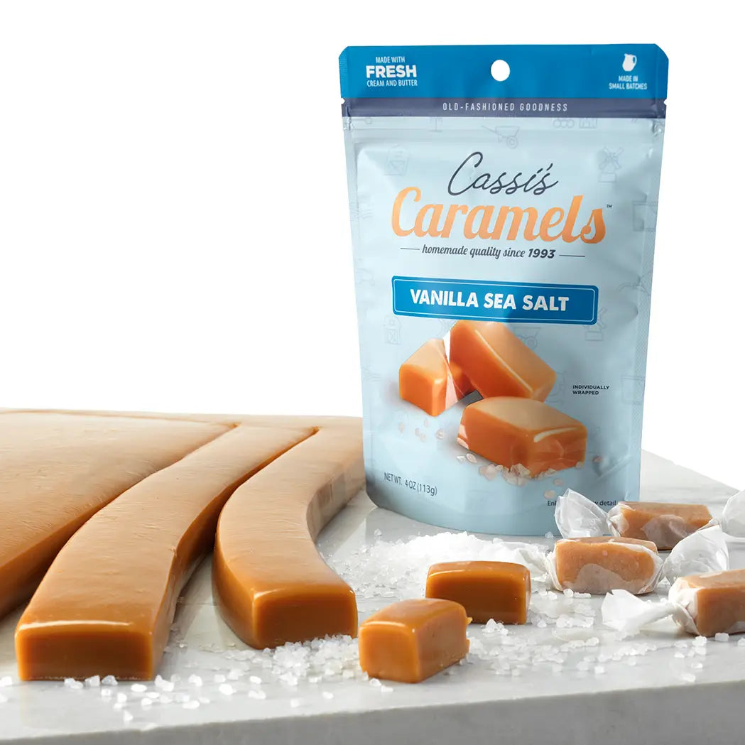 Cassi’s Vanilla Sea Salt Caramels