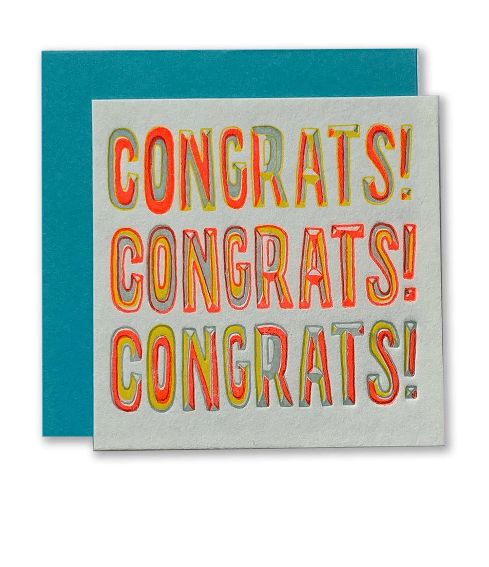 Congrats mini card
