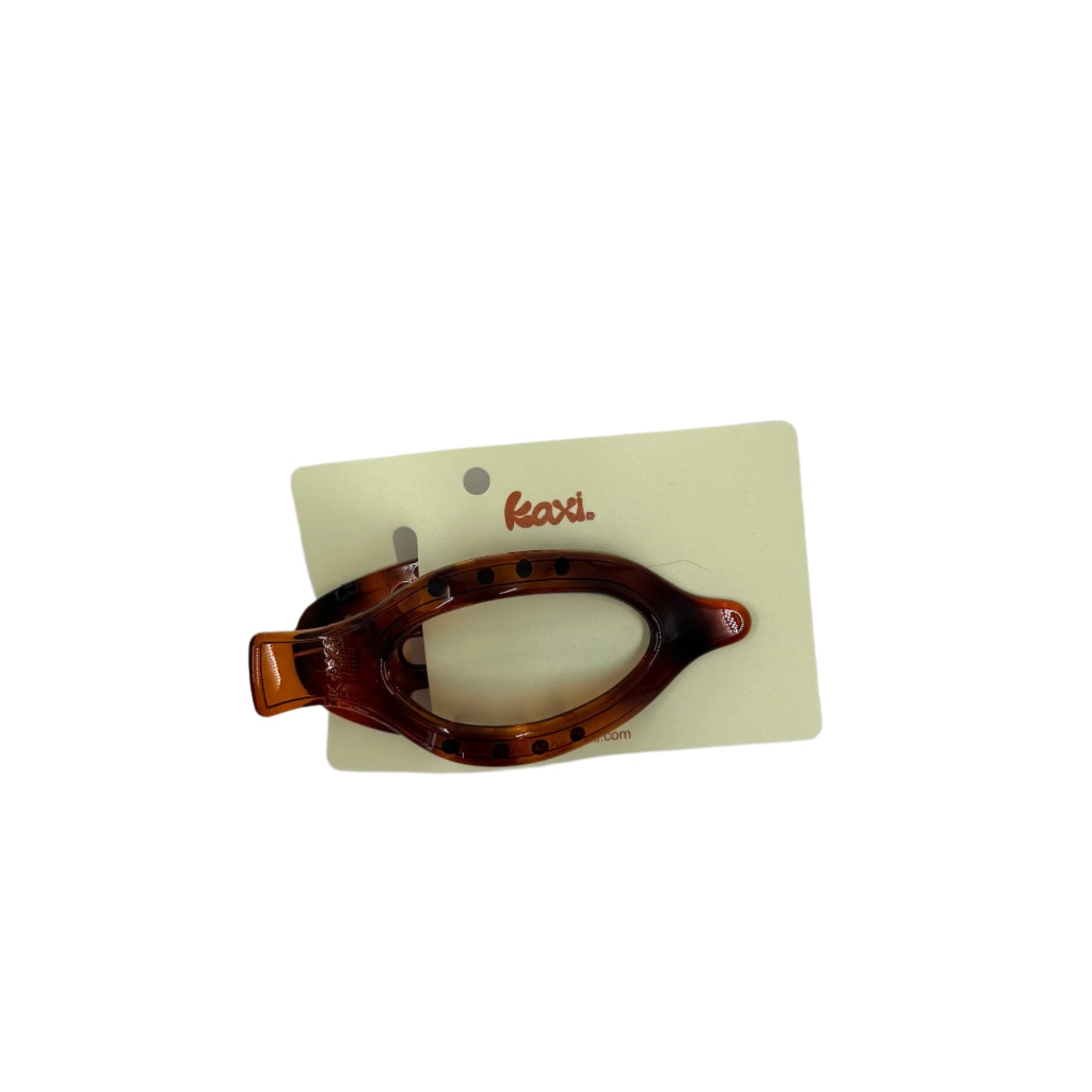 Lay Down Claw Clip - Dark Tortoise