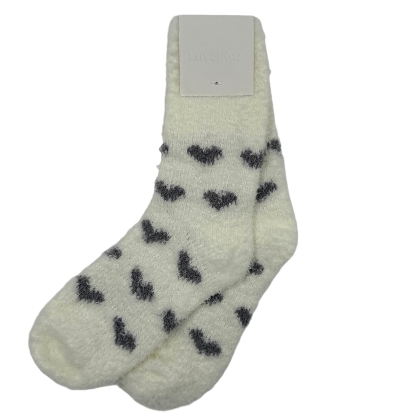Fluffy Heart Socks