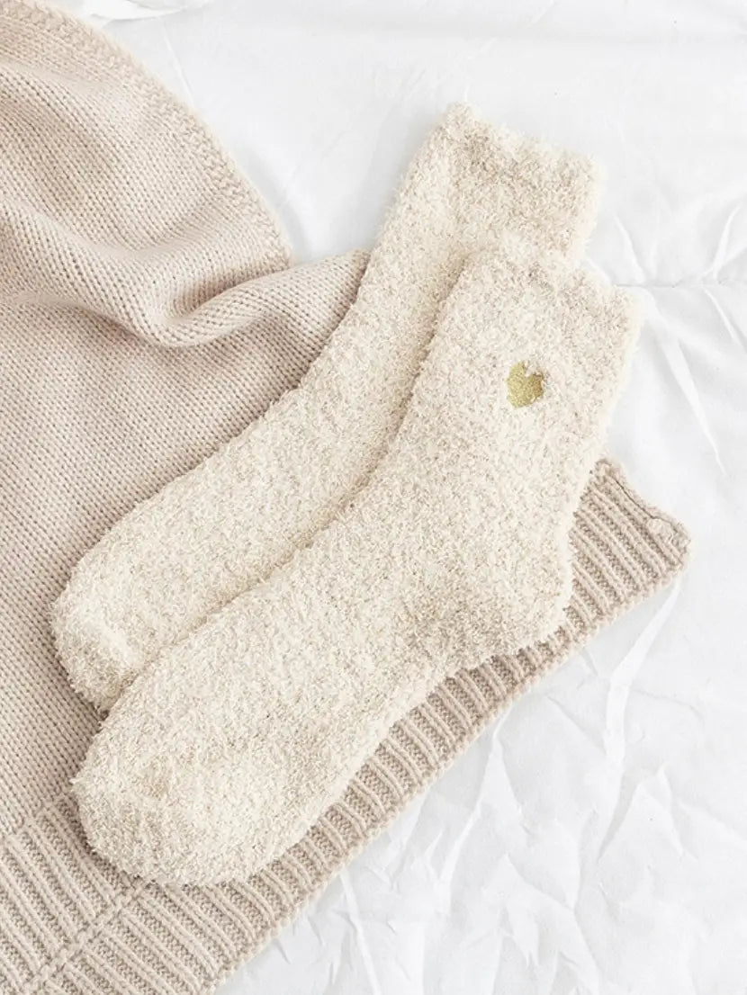 Cozy Heart Socks