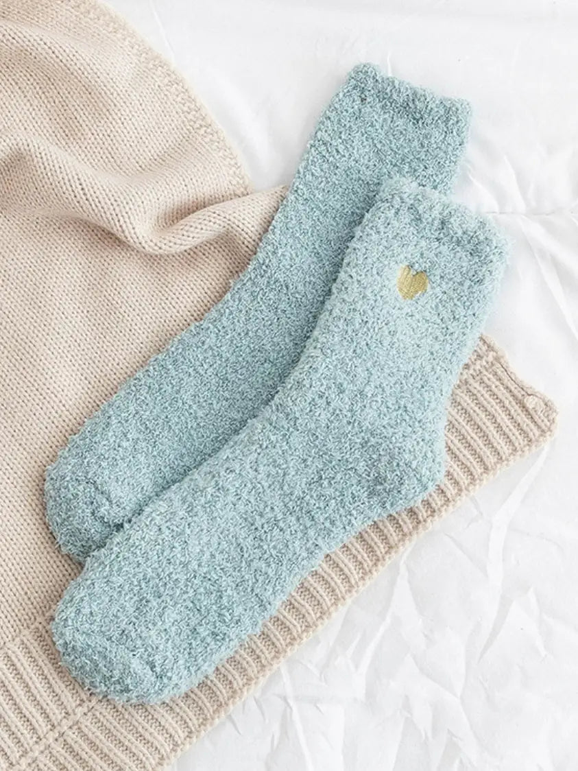 Cozy Heart Socks