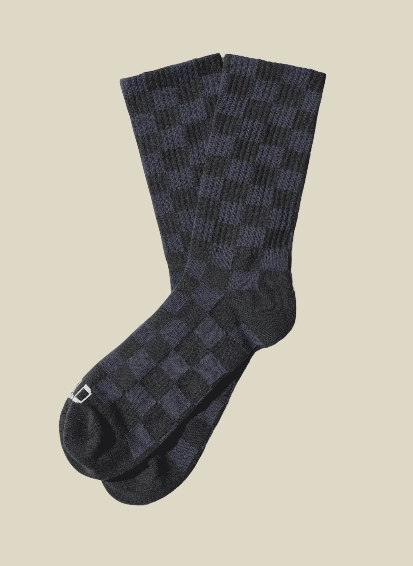 Checkerboard Crew Socks
