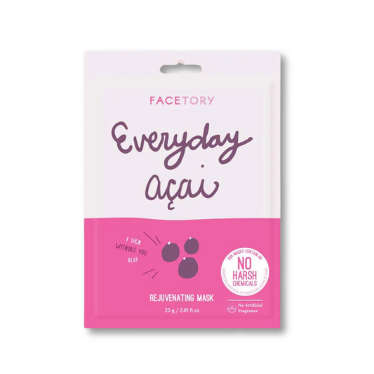 K-Beauty Rejuvenating Facial Sheet Mask - Acai