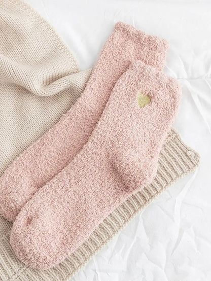Cozy Heart Socks