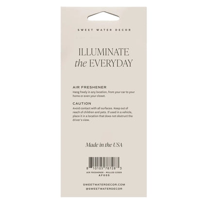 Mulled Cider Hanging Air Freshener