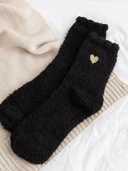 Cozy Heart Socks